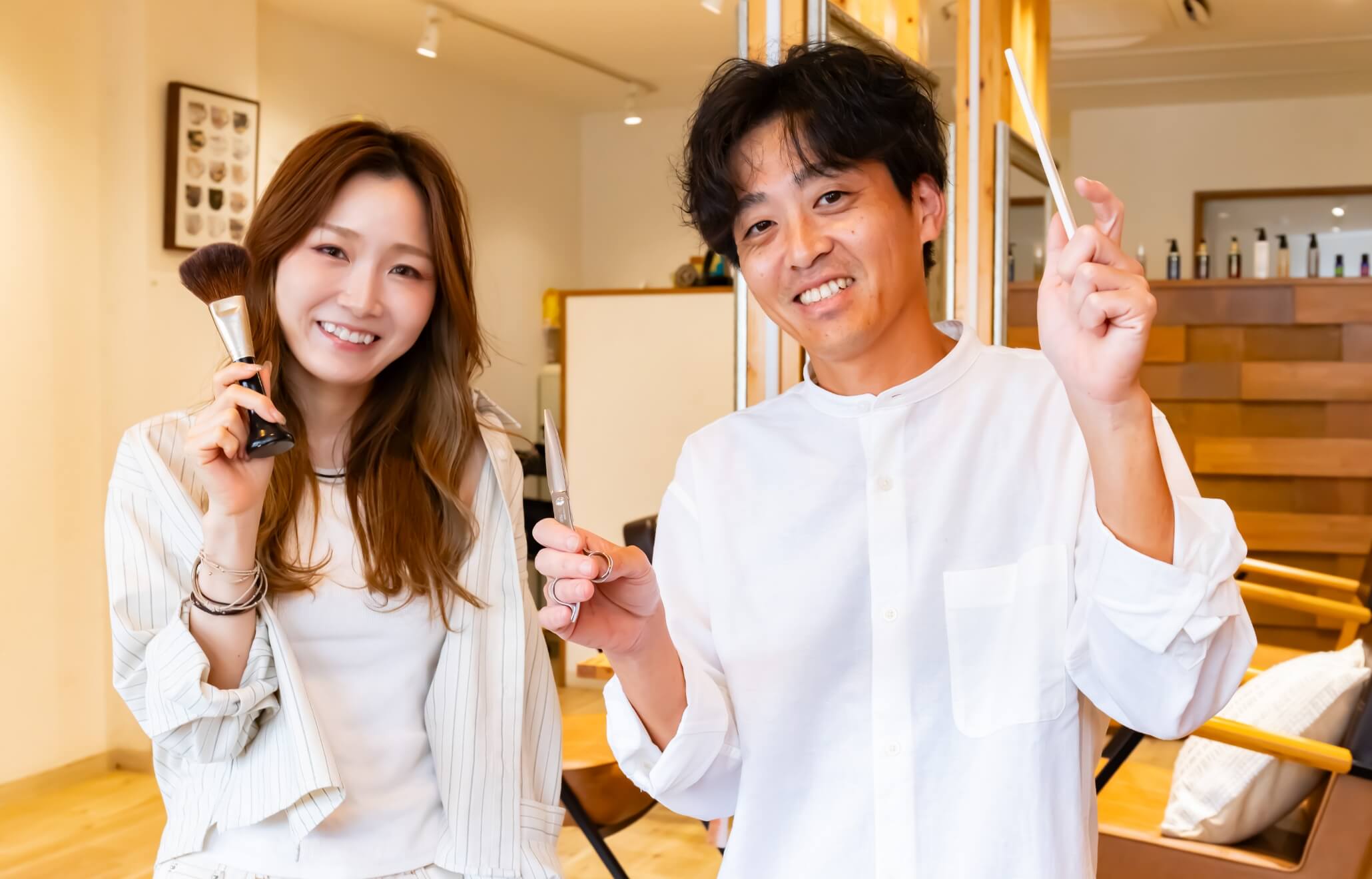 オーナー様とスタッフ様の写真